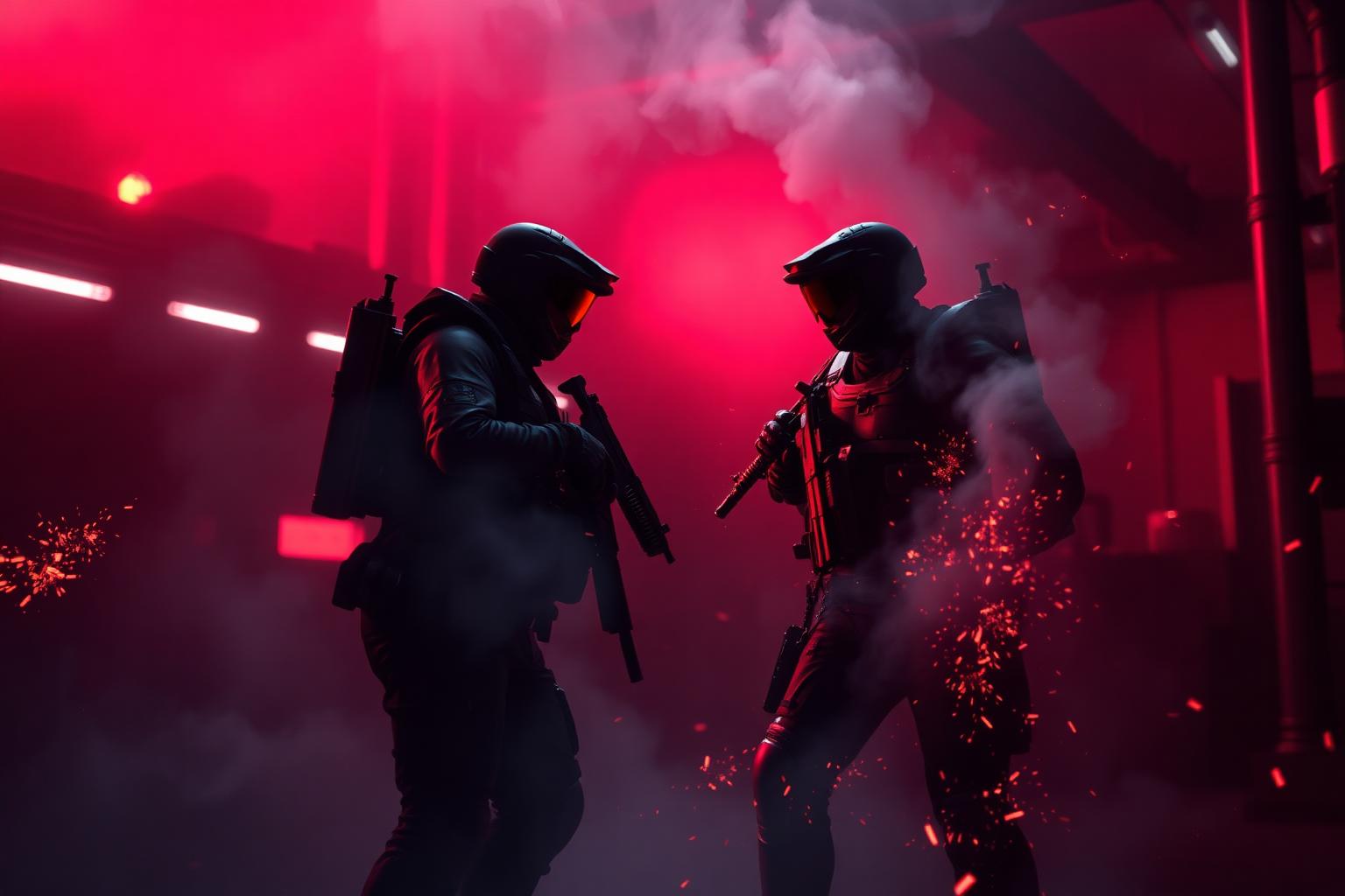 CS2 operators in combat